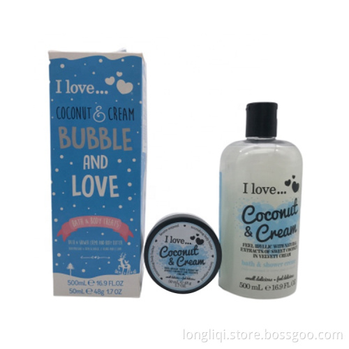 OZ coconut cream bath shower gel with 50ml